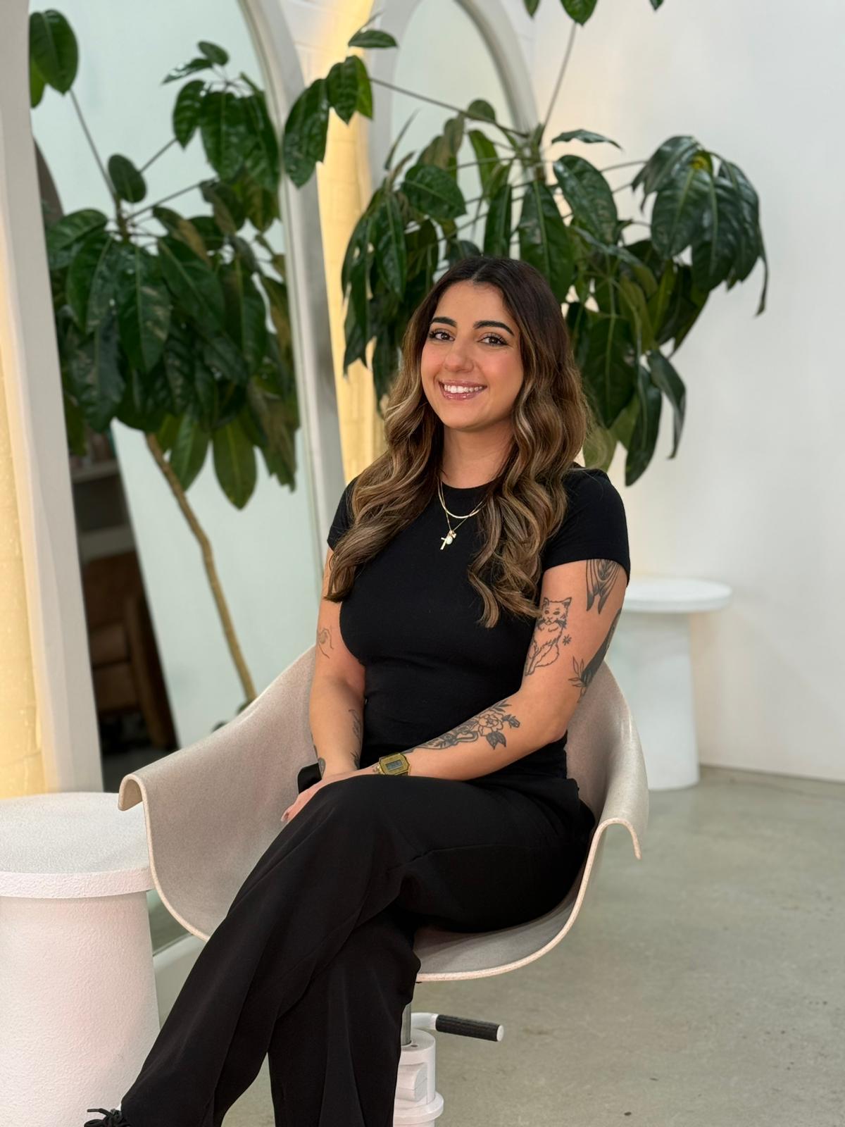 Before-and-after or styling image inside Coast Hair salon