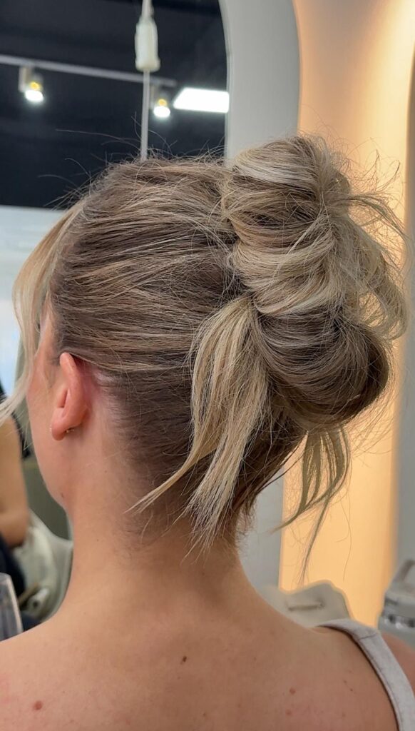 Client hair photo taken inside Coast Hair salon